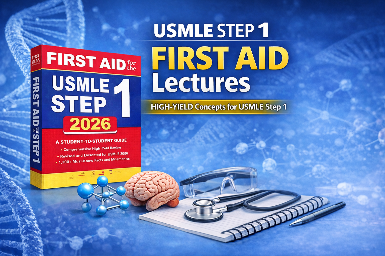First Aid USMLE STEP 1 Book Lectures - Tutor Dr. Hamayoon Ashraf